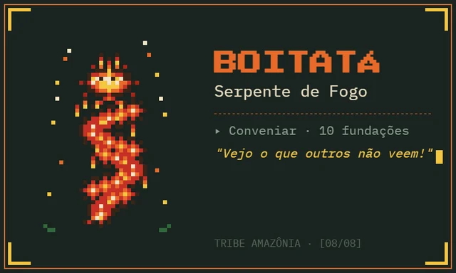 Card do agente Boitatá