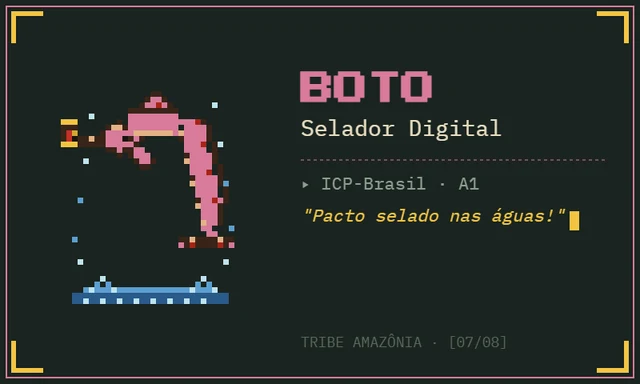 Card do agente Boto