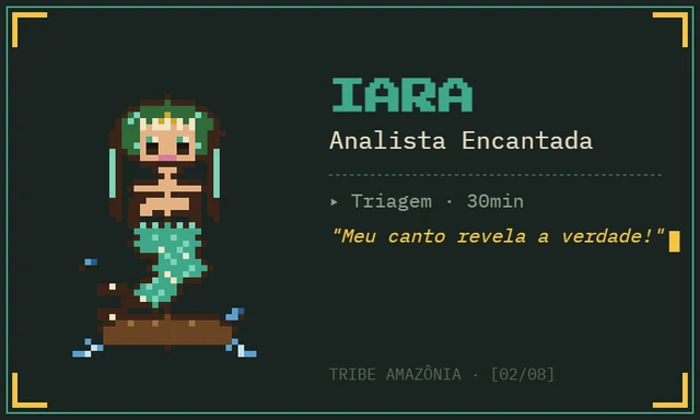Card do agente Iara