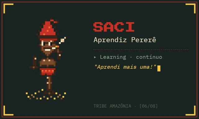 Card do agente Saci
